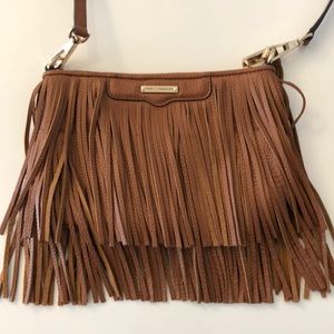 Rebecca Minkoff Leather Fringe Crossbody Bag